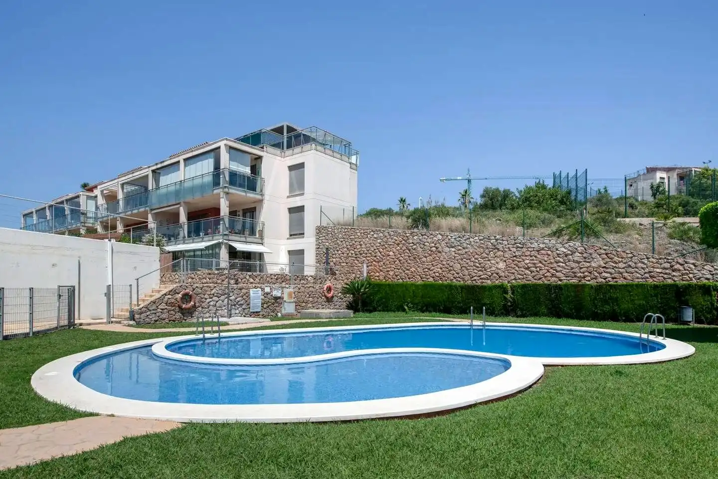 Schwimmbecken von Maisonette zur Miete in Oropesa del Mar / Orpesa mit Klimaanlage, Terrasse und Möbliert