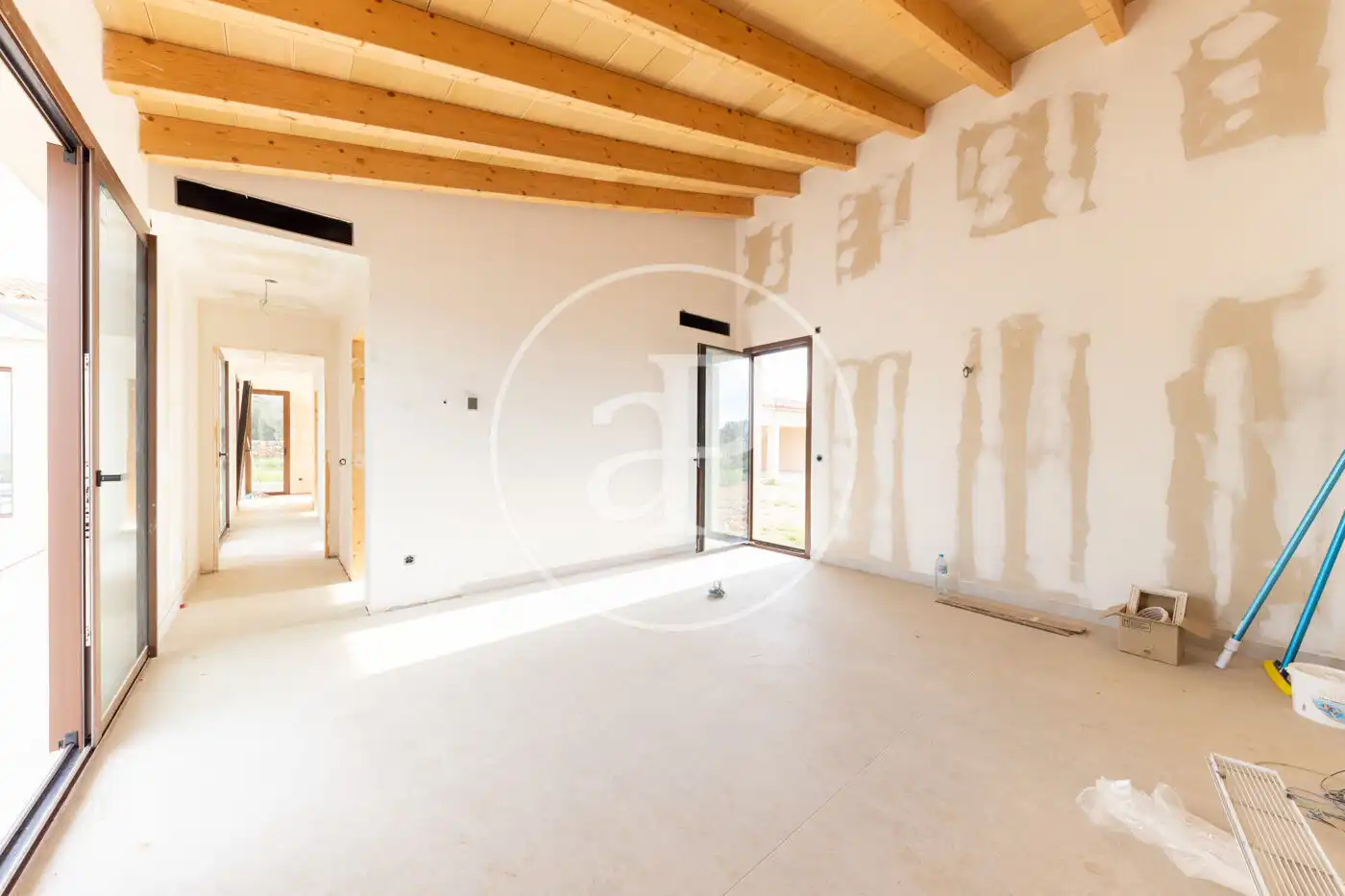 Sala d'estar de Casa o xalet en venda en Marratxí amb Aire condicionat, Calefacció i Jardí privat