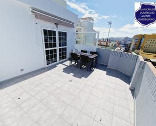 Terrassa de Apartament de lloguer en Las Palmas de Gran Canaria amb Terrassa i Moblat