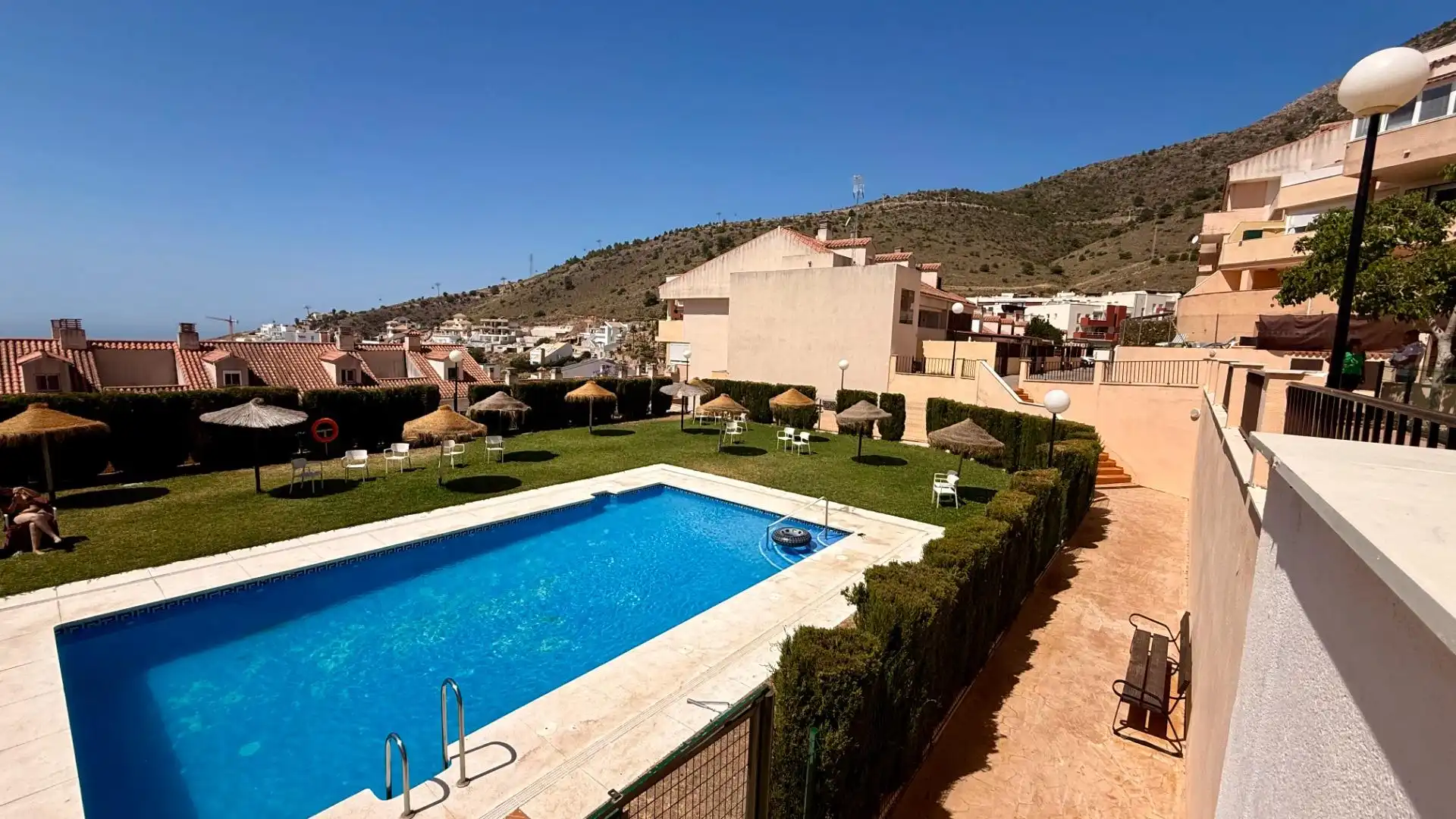 Swimming pool of Flat for sale in Benalmádena  with Private garden, Terrace and Community pool