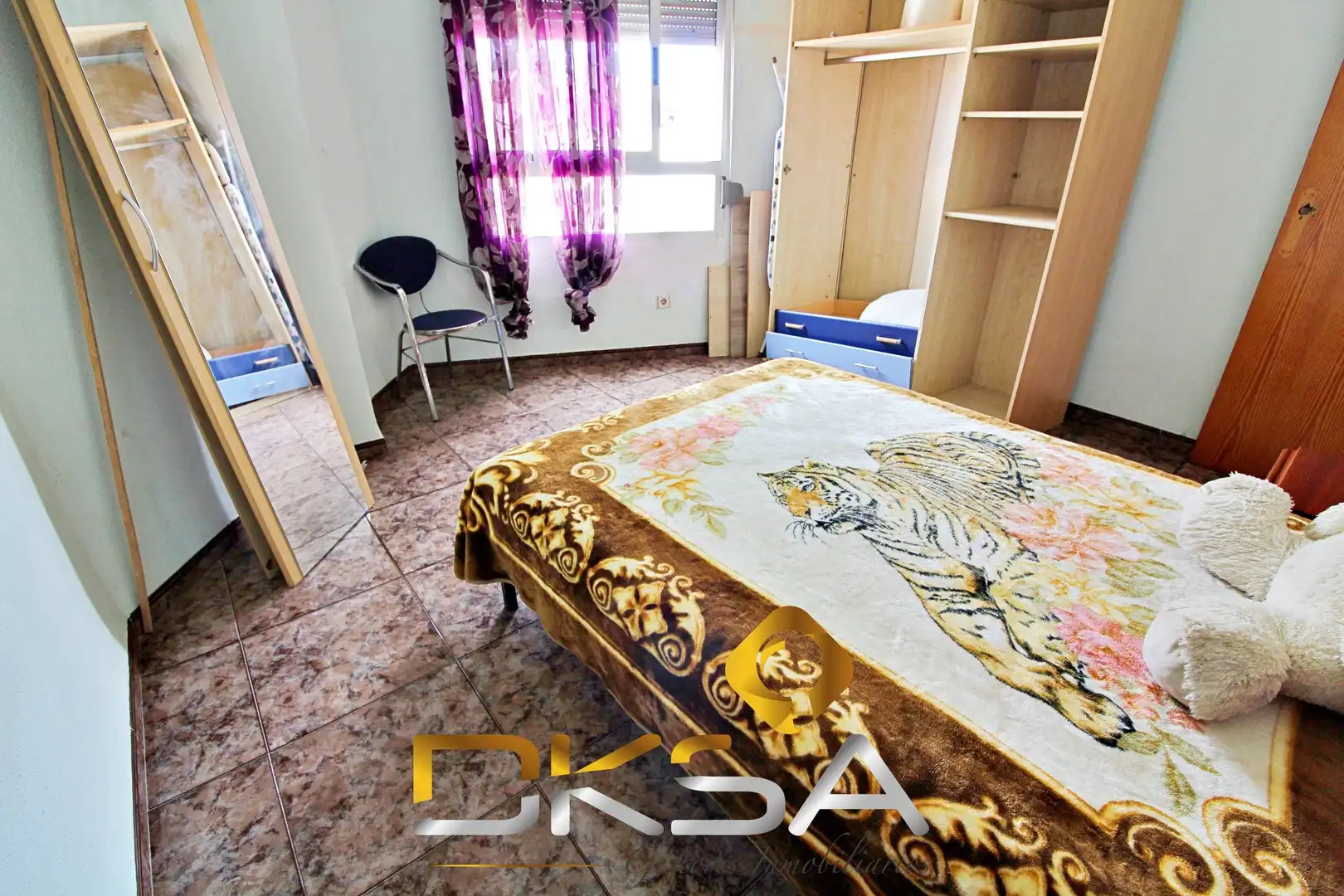 Schlafzimmer von Wohnung zum Verkauf in Almazora / Almassora mit Klimaanlage, Heizung und Terrasse