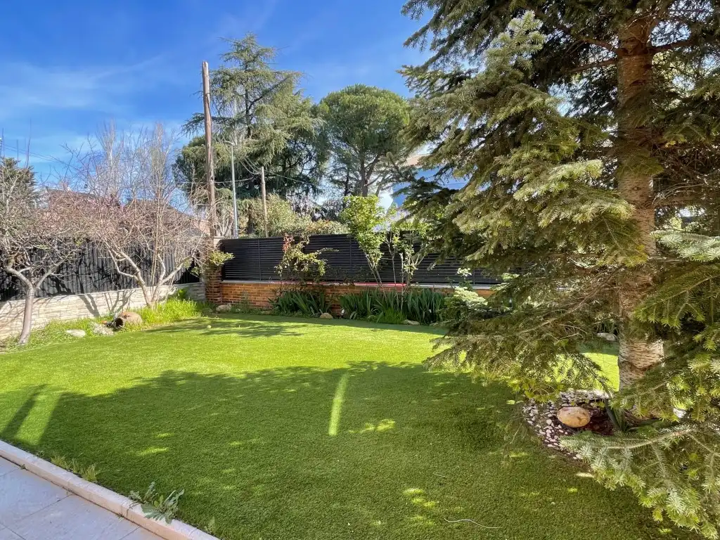 Garden of Detached homes for sale in Las Rozas de Madrid  with Private garden, Terrace and Storage room