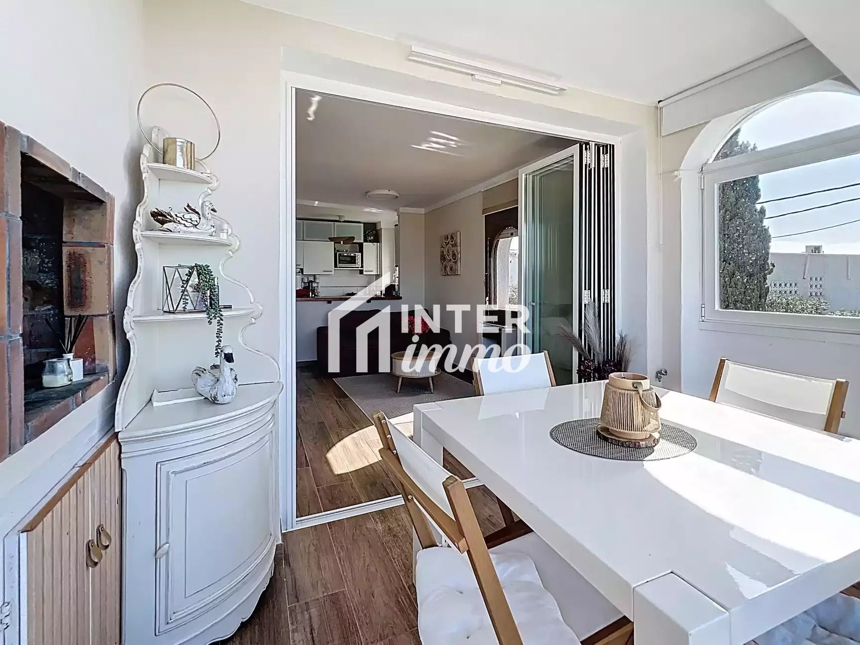 Esszimmer von Wohnungen zum Verkauf in Roses mit Terrasse, Schwimmbad und Möbliert