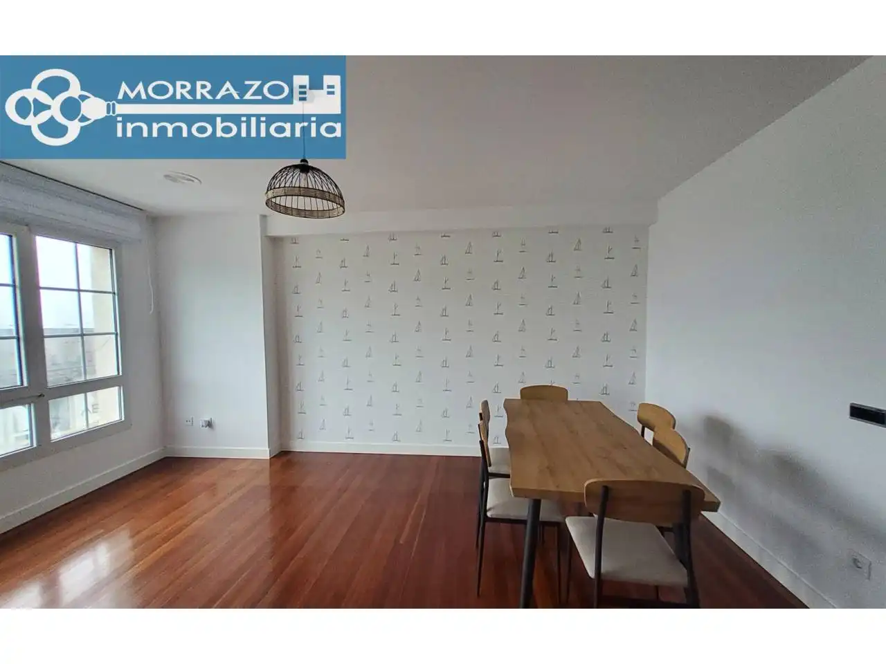 Dining room of Flat for rent in Bueu  with Heating, Parquet flooring and Furnished