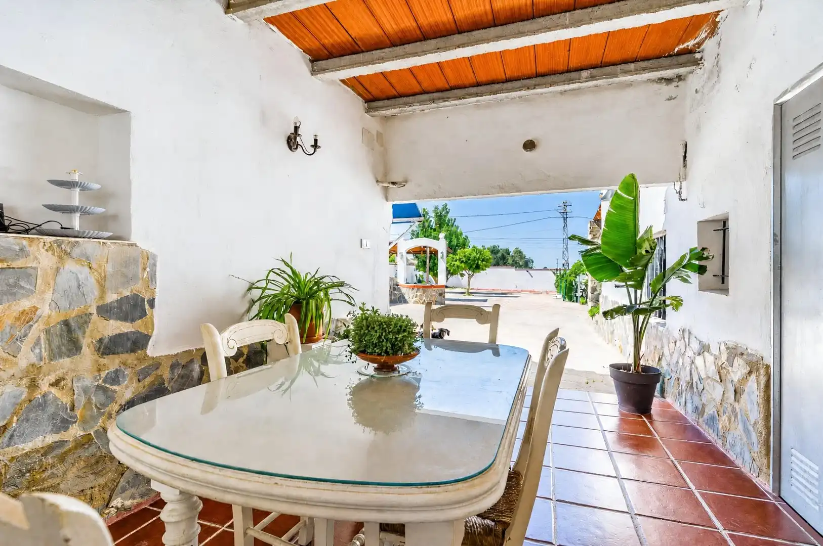 Terrassa de Casa o xalet en venda en Chiclana de la Frontera amb Aire condicionat, Jardí privat i Terrassa