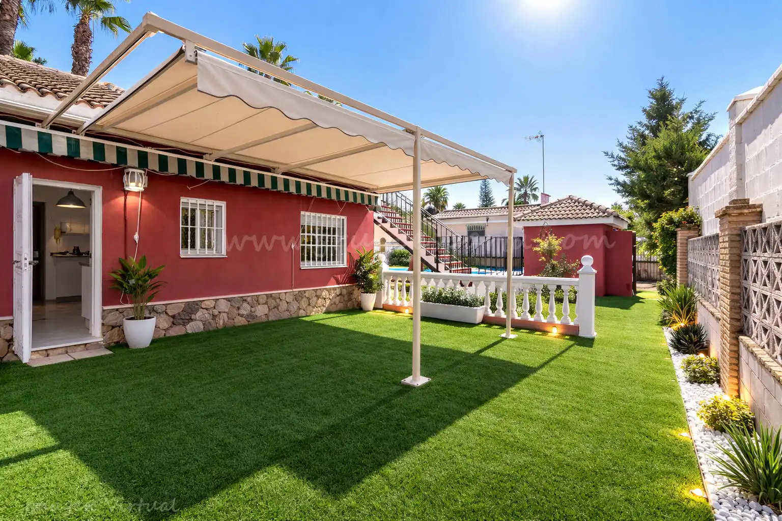 Jardín de Casa o chalet en venta en Villanueva del Ariscal con Aire acondicionado, Calefacción y Jardín privado