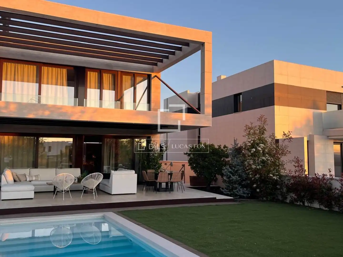 Terrasse von Country house zur Miete in Majadahonda mit Klimaanlage, Heizung und Privatgarten