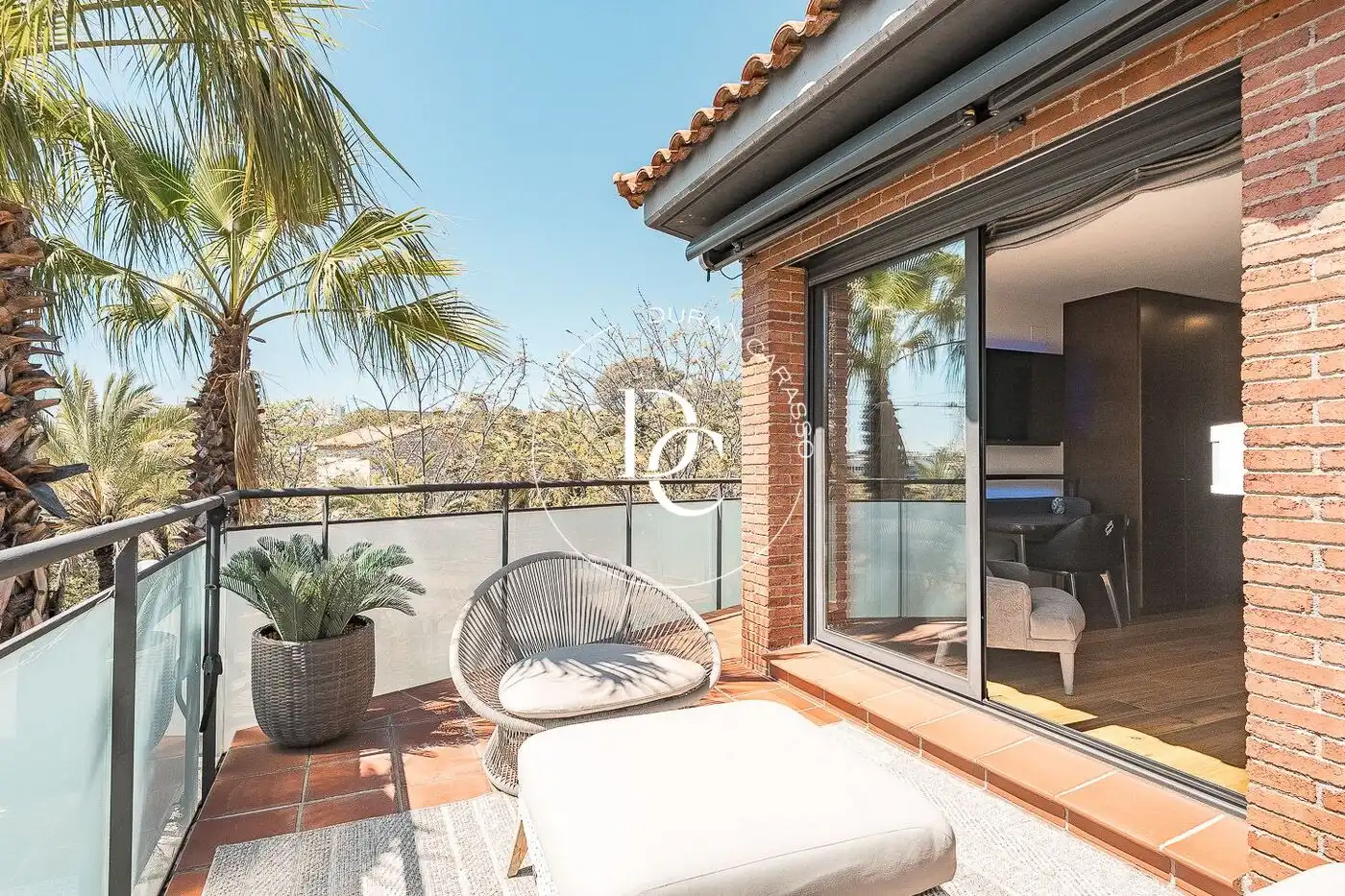 Terrassa de Casa o xalet en venda en Sitges amb Aire condicionat, Calefacció i Jardí privat