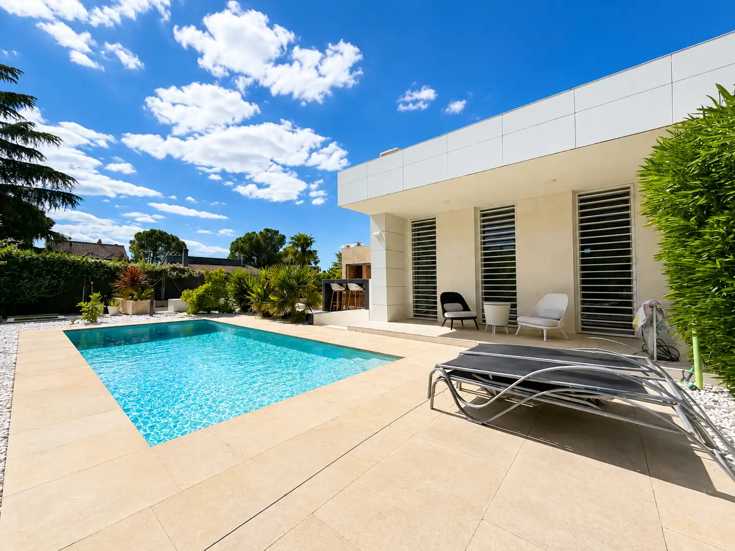 Piscina de Casa o xalet en venda en Boadilla del Monte amb Calefacció, Jardí privat i Terrassa