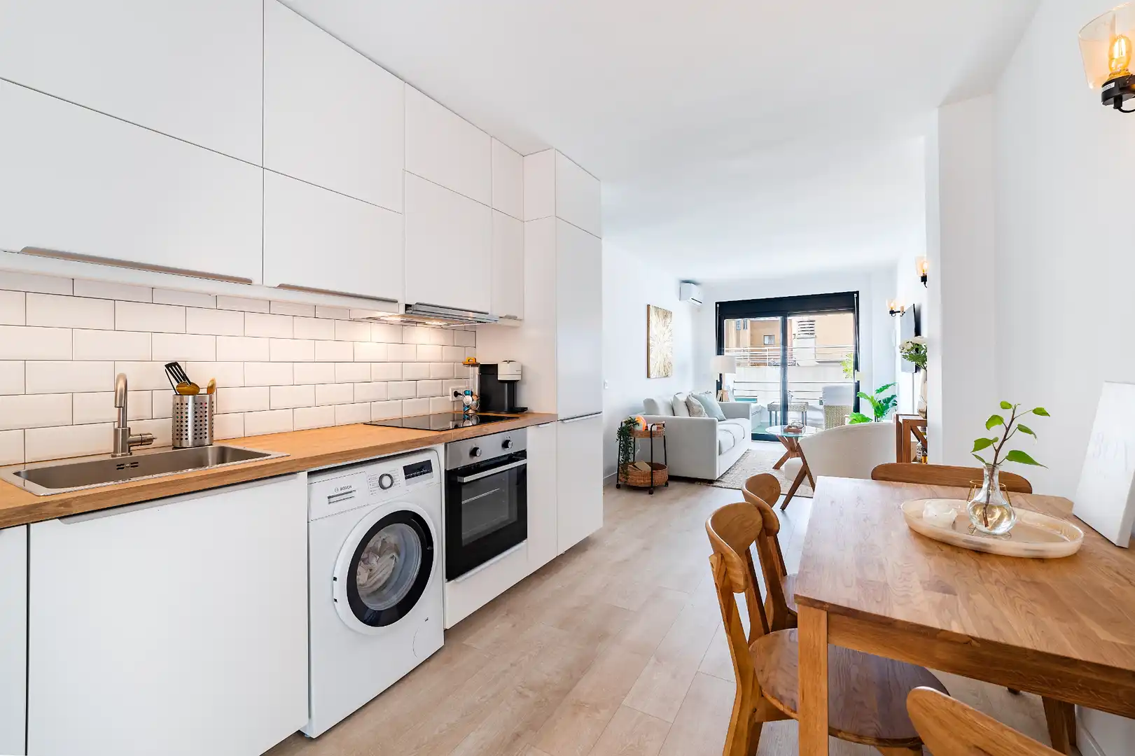 Cocina de Piso en venta en  Palma de Mallorca con Aire acondicionado, Parquet y Terraza
