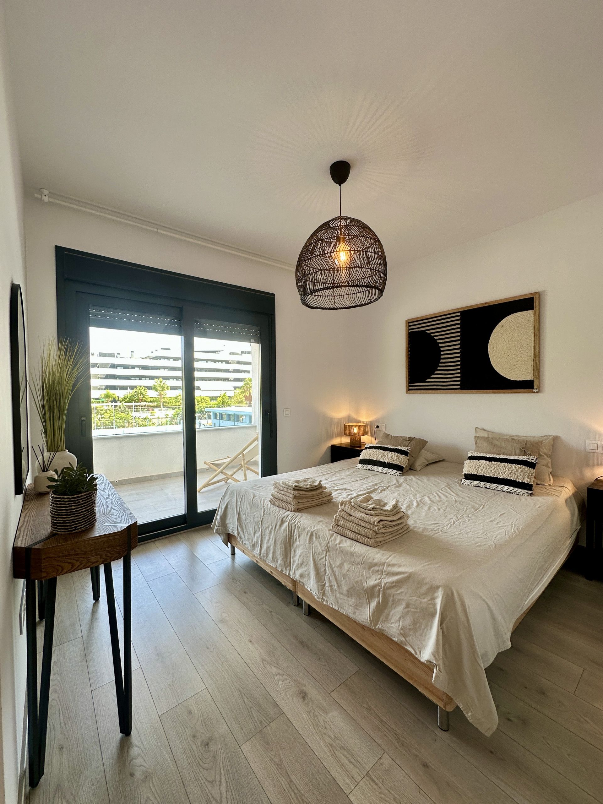 Bedroom of Apartment to rent in Estepona  with Air Conditioner, Heating and Terrace