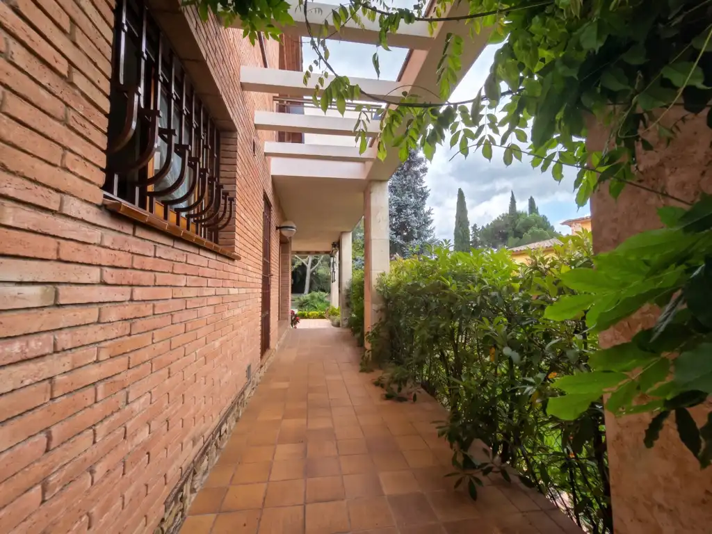 Garden of Detached homes for sale in Santa Maria de Palautordera  with Air Conditioner, Heating and Private garden