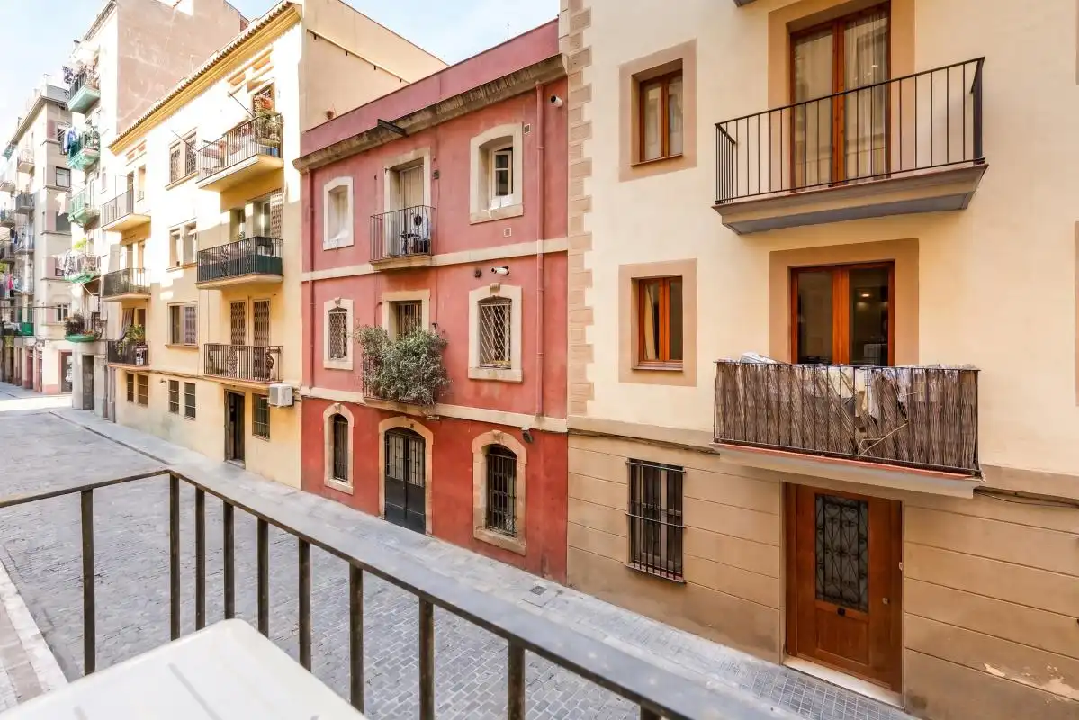 Vista exterior de Piso en venta en Barcelona con Aire acondicionado, Calefacción y Amueblado