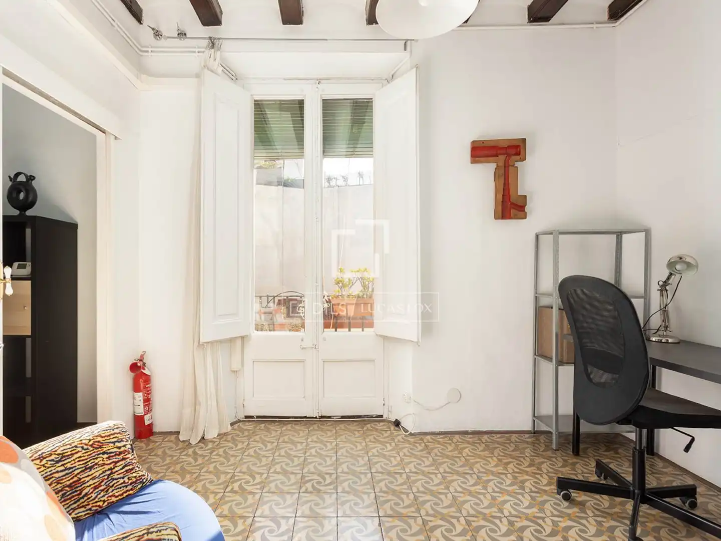 Bedroom of Flat for sale in Barcelona  with Air Conditioner, Terrace and Balcony