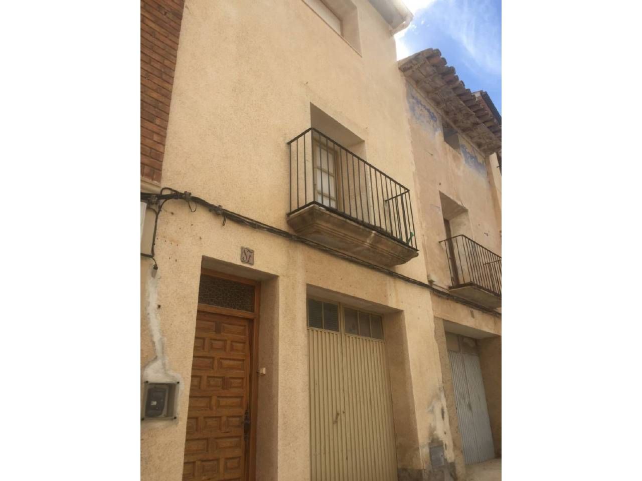 Vista exterior de Casa o xalet en venda en Castelserás amb Terrassa i Moblat