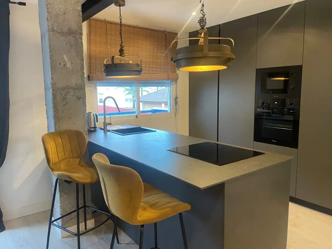 Cocina de Ático en venta en Daimús con Aire acondicionado, Jardín privado y Terraza