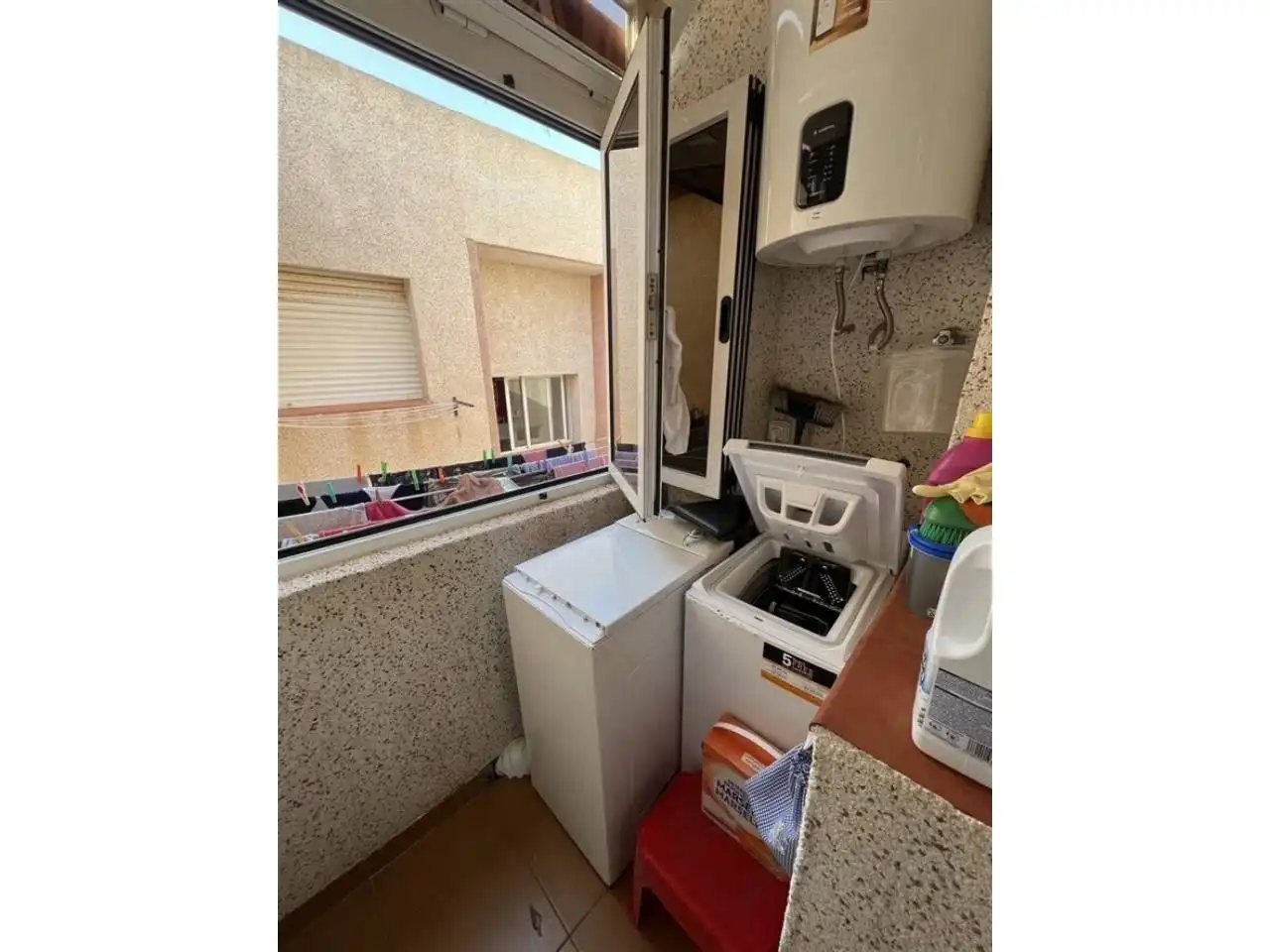 Terraza de Apartamento en venta en La Manga del Mar Menor con Aire acondicionado, Terraza y Piscina comunitaria