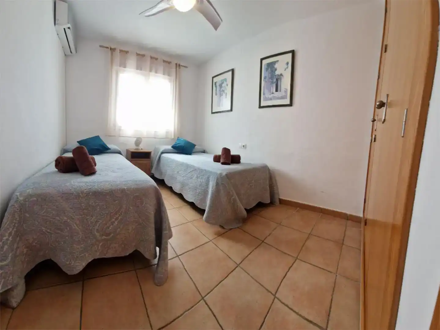 Bedroom of Flat for rent in Conil de la Frontera  with Air Conditioner, Private garden and Storage room