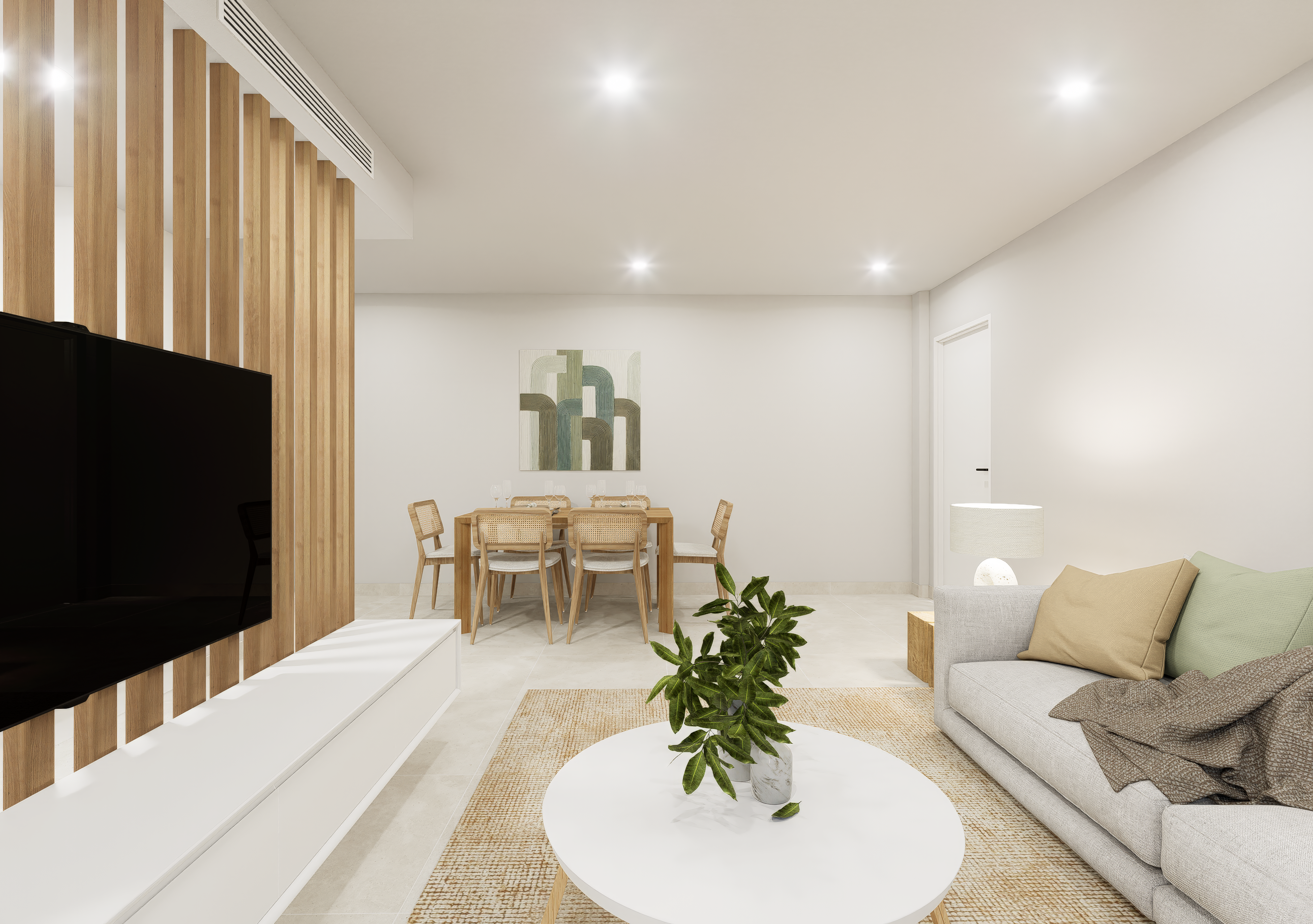 Living room of Flat for sale in Inca  with Air Conditioner, Heating and Terrace