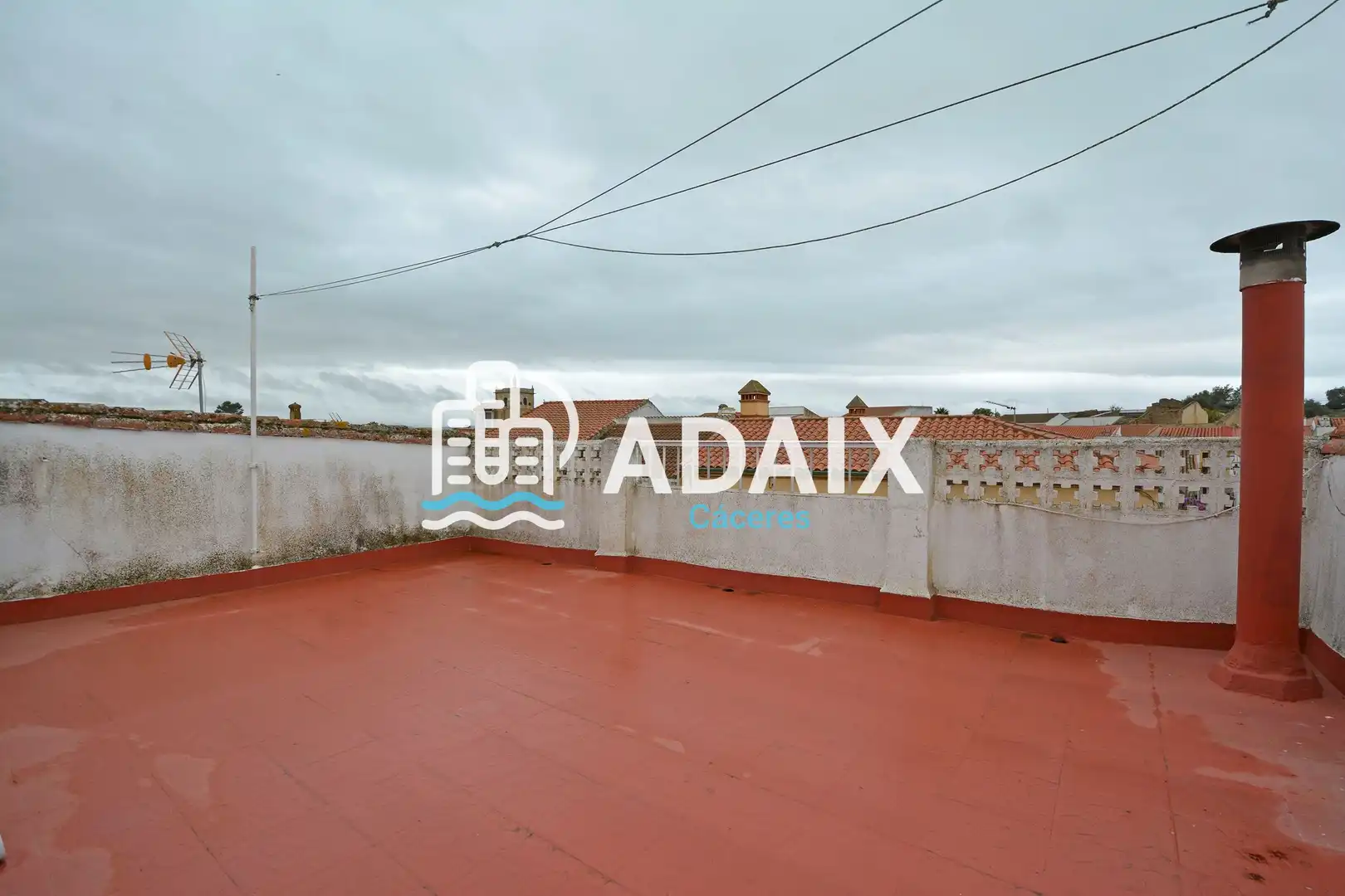 Jardín de Casa adosada en venta en Aldea del Cano con Calefacción, Terraza y Trastero