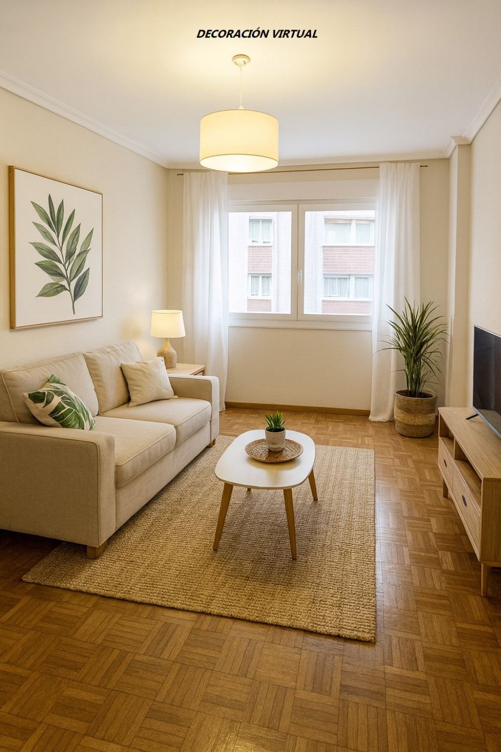 Living room of Flat for sale in  Logroño  with Heating, Parquet flooring and Terrace