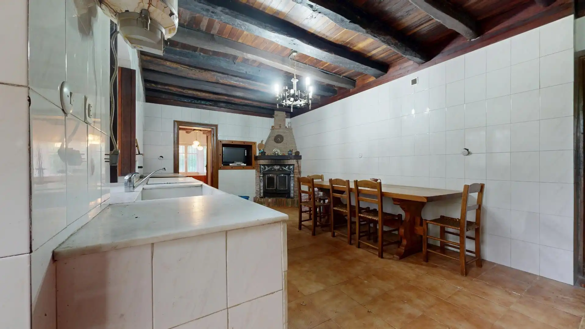 Cuina de Casa o xalet en venda en Markina-Xemein amb Jardí privat
