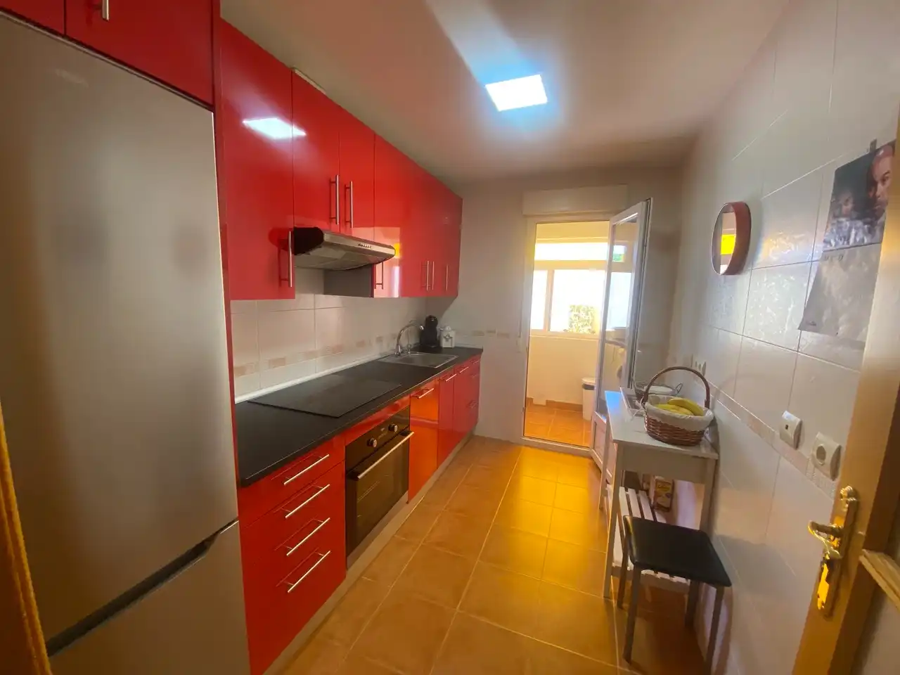 Kitchen of Flat for sale in Villarrubia de los Ojos  with Air Conditioner, Heating and Terrace