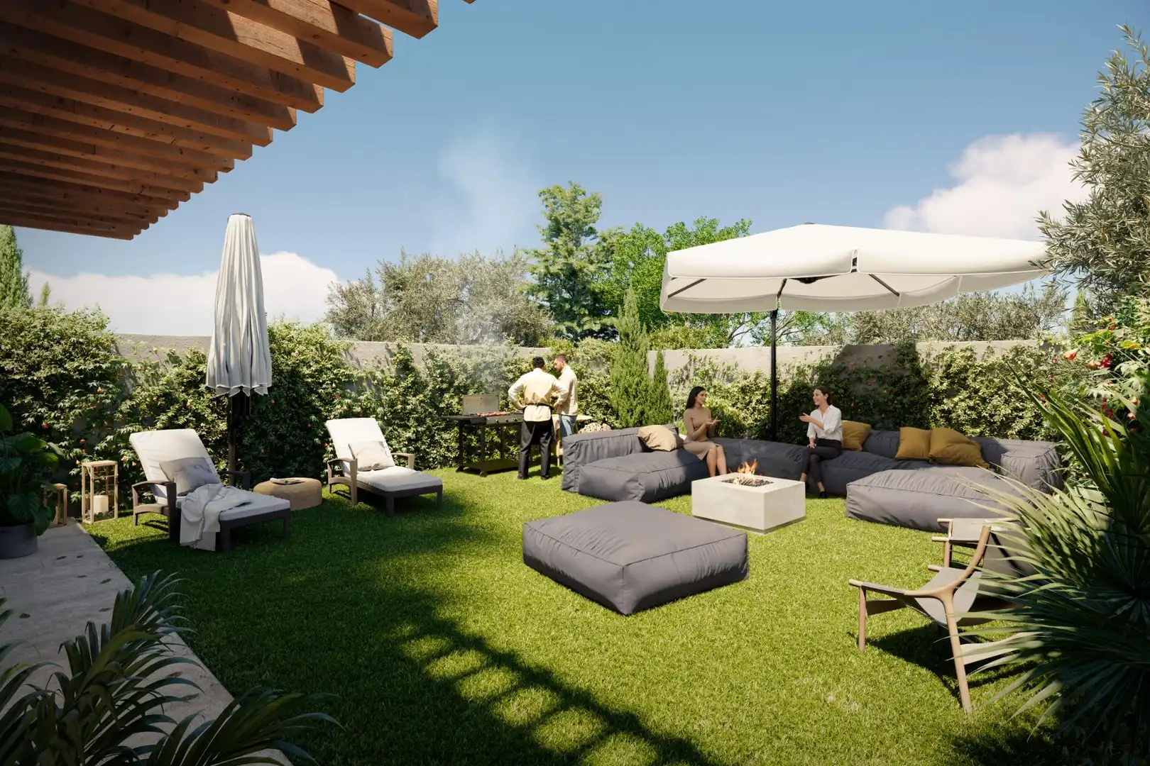 Terraza de Dúplex en venta en Santpedor con Aire acondicionado, Calefacción y Jardín privado
