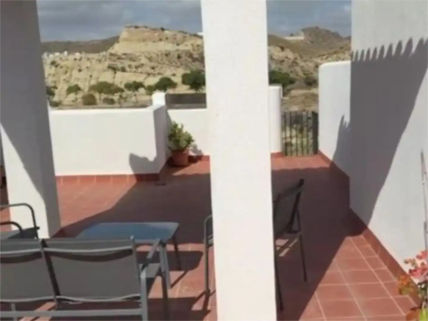 Terrace of Flat for rent in Vera  with Air Conditioner, Swimming Pool and Balcony
