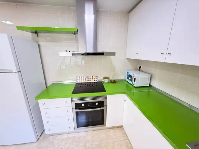 Cocina de Ático de alquiler en Murcia con Aire acondicionado, Terraza y Amueblado