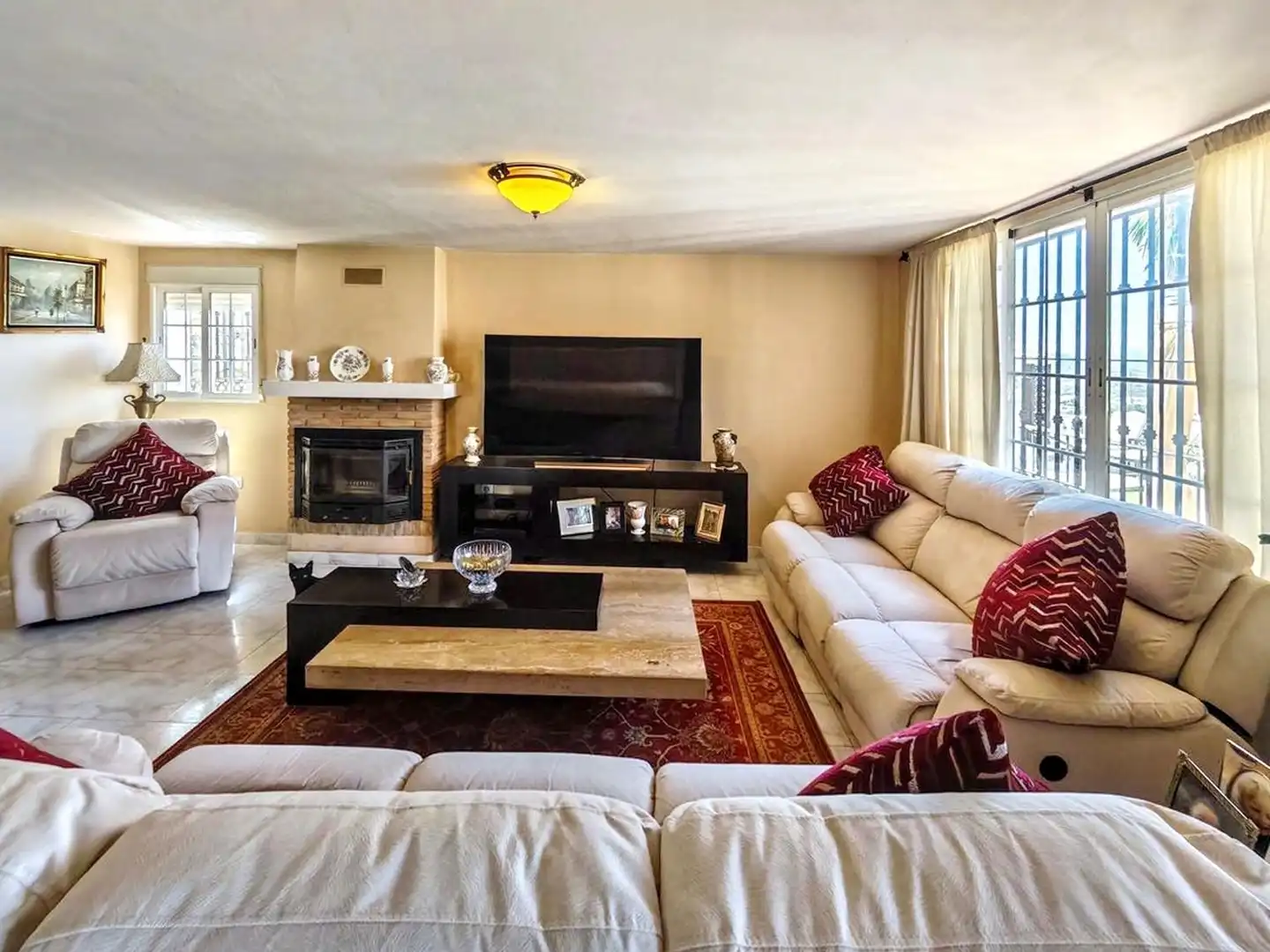 Wohnzimmer von Haus oder Chalet zum Verkauf in Alhaurín de la Torre mit Privatgarten, Terrasse und Abstellraum