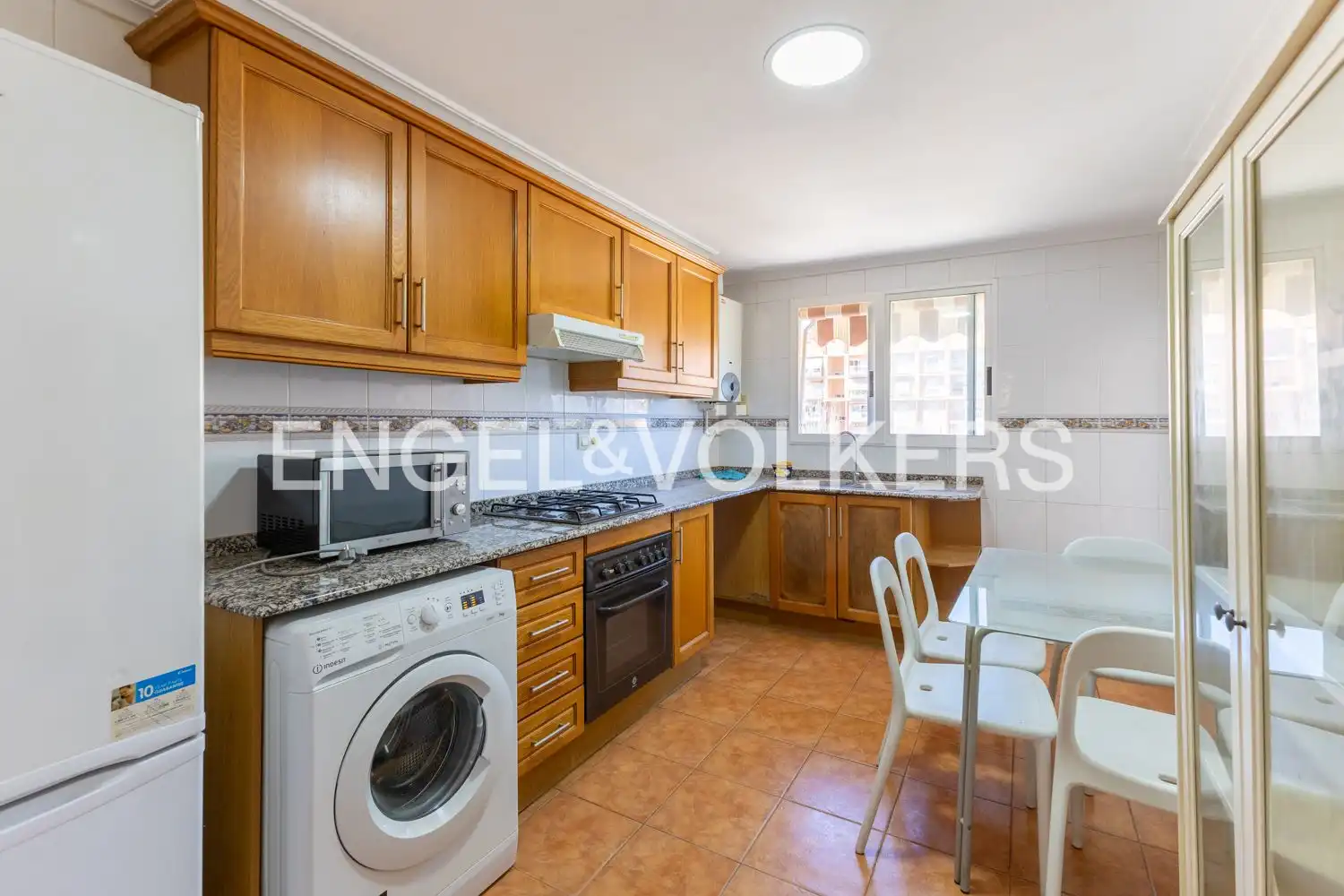 Kitchen of Flat for rent in Sagunto / Sagunt  with Air Conditioner, Heating and Terrace