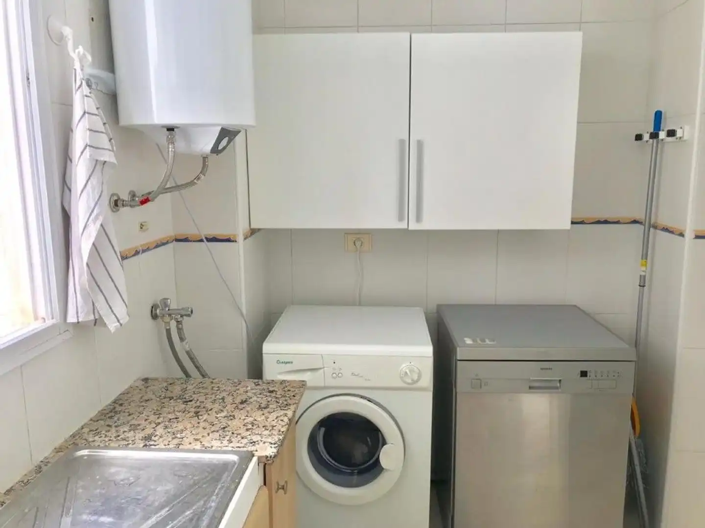 Kitchen of Flat for rent in Castellón de la Plana / Castelló de la Plana  with Private garden, Terrace and Furnished