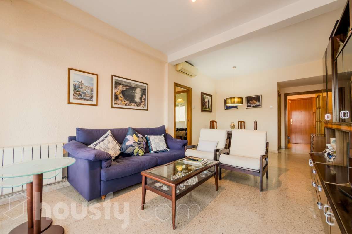 Sala de estar de Piso en venta en  Barcelona Capital con Aire acondicionado, Calefacción y Amueblado