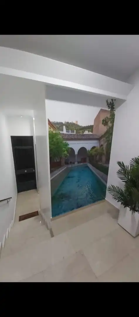 Schwimmbecken von Wohnung zur Miete in Jaén mit Klimaanlage, Terrasse und Möbliert