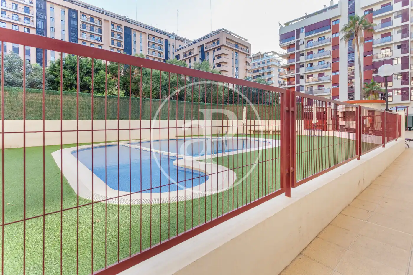Piscina de Pis de lloguer en Valencia amb Aire condicionat, Calefacció i Jardí privat