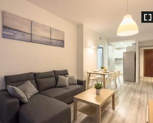 Living room of Flat to rent in  Barcelona Capital  with Air Conditioner, Heating and Furnished