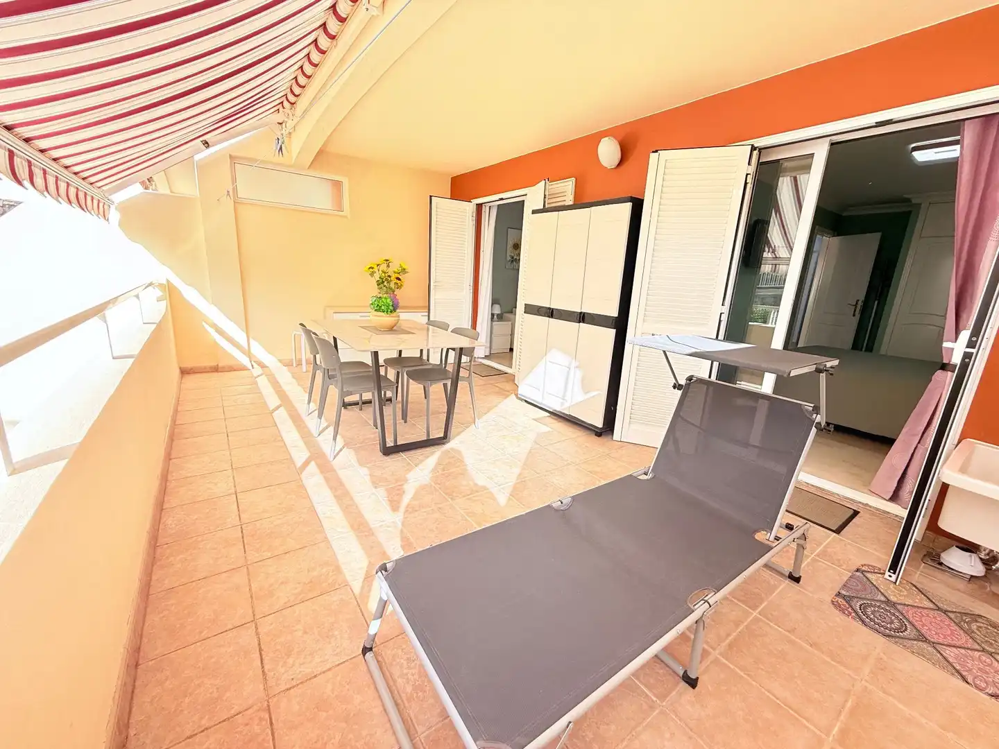 Terrasse von Wohnungen zur Miete in Puerto de la Cruz mit Terrasse, Abstellraum und Möbliert