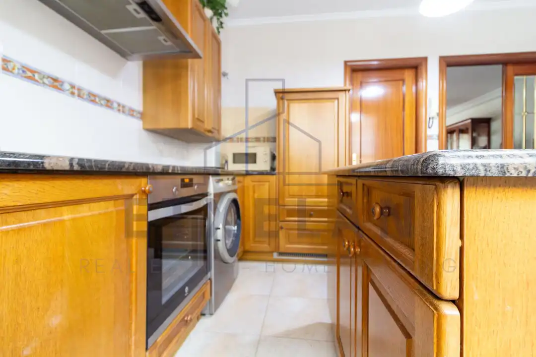 Cuina de Casa o xalet en venda en Igorre amb Calefacció, Jardí privat i Moblat