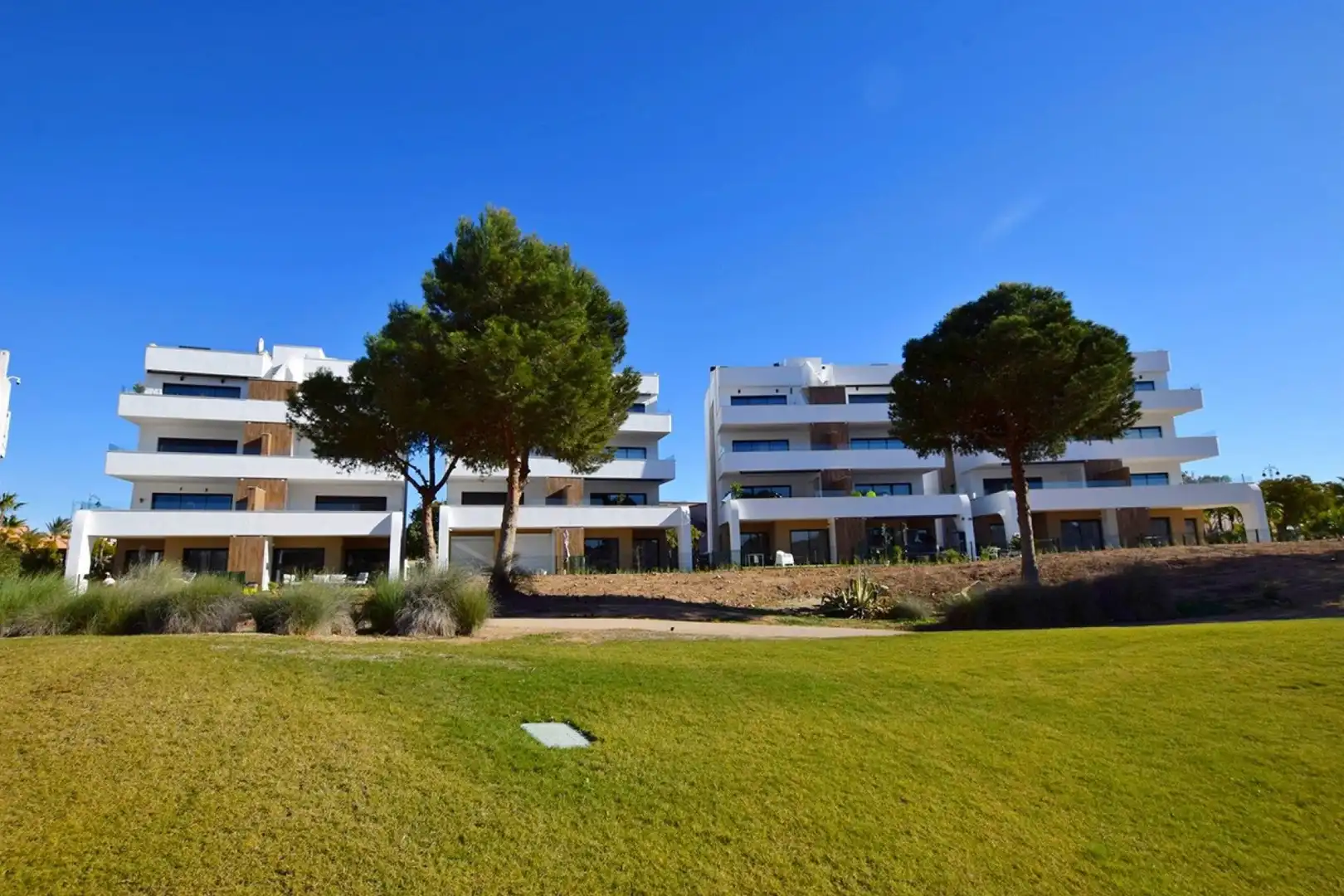 Vista exterior de Pis en venda en Alhama de Murcia amb Aire condicionat, Jardí privat i Terrassa