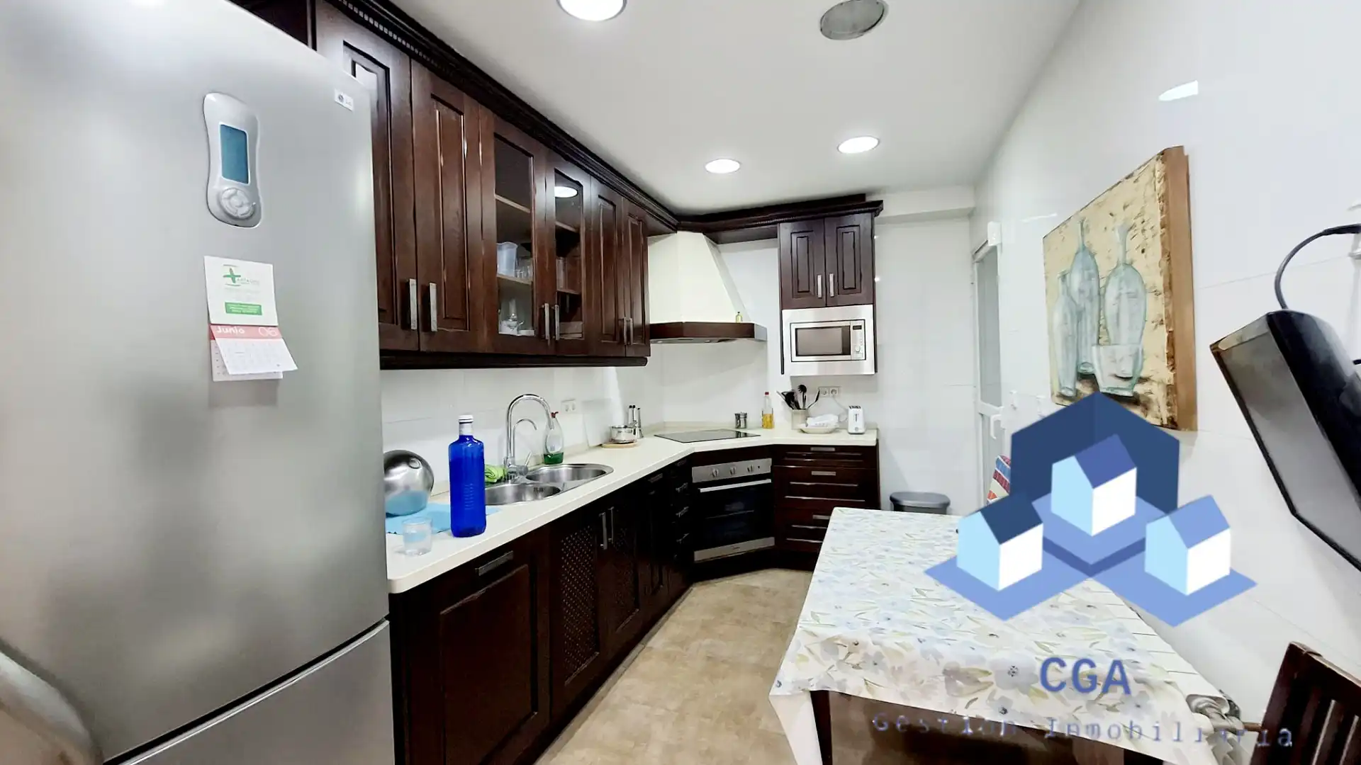 Kitchen of Flat for sale in Lorca  with Air Conditioner, Heating and Parquet flooring