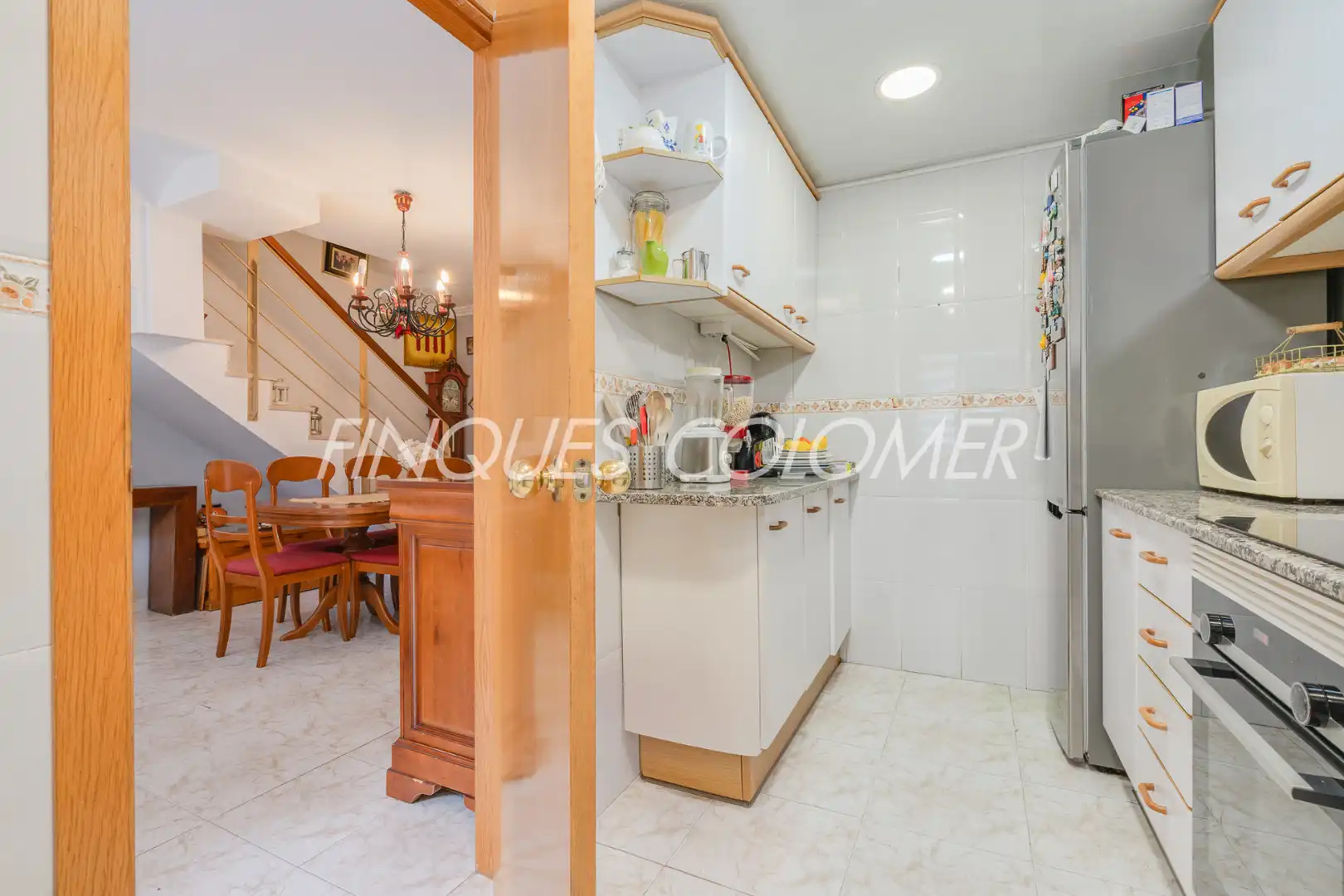 Cocina de Dúplex en venta en Rubí con Aire acondicionado, Calefacción y Jardín privado