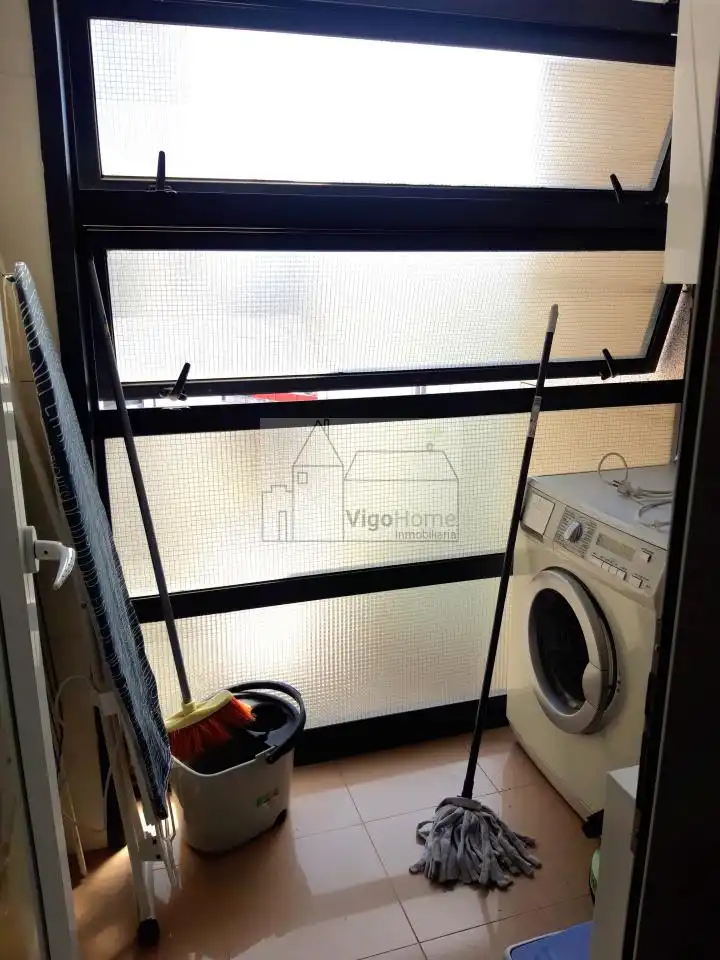 Balcony of Flat for rent in Vigo   with Heating, Swimming Pool and Furnished