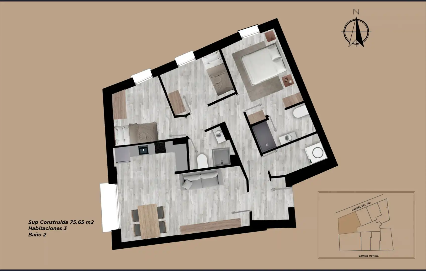 Flat with lift for sale in Martorell, imagen 13