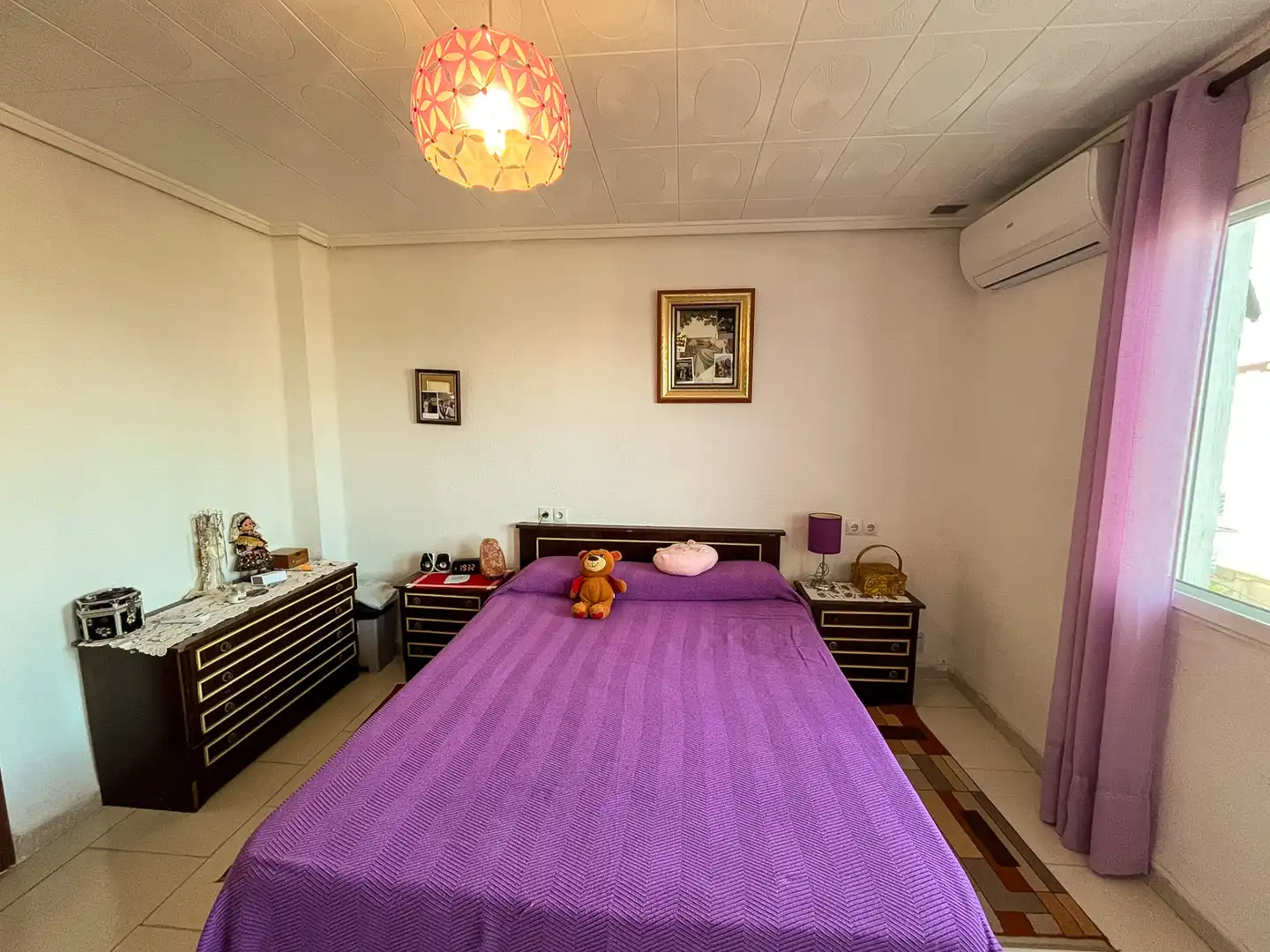 Schlafzimmer von Wohnung zum Verkauf in Sagunto / Sagunt mit Klimaanlage, Heizung und Möbliert