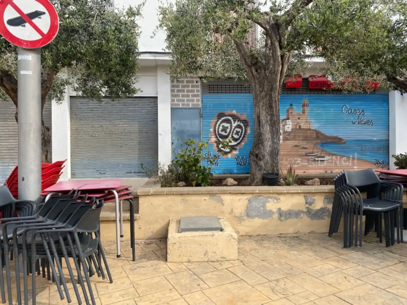 Terrassa de Local en venda en Sitges