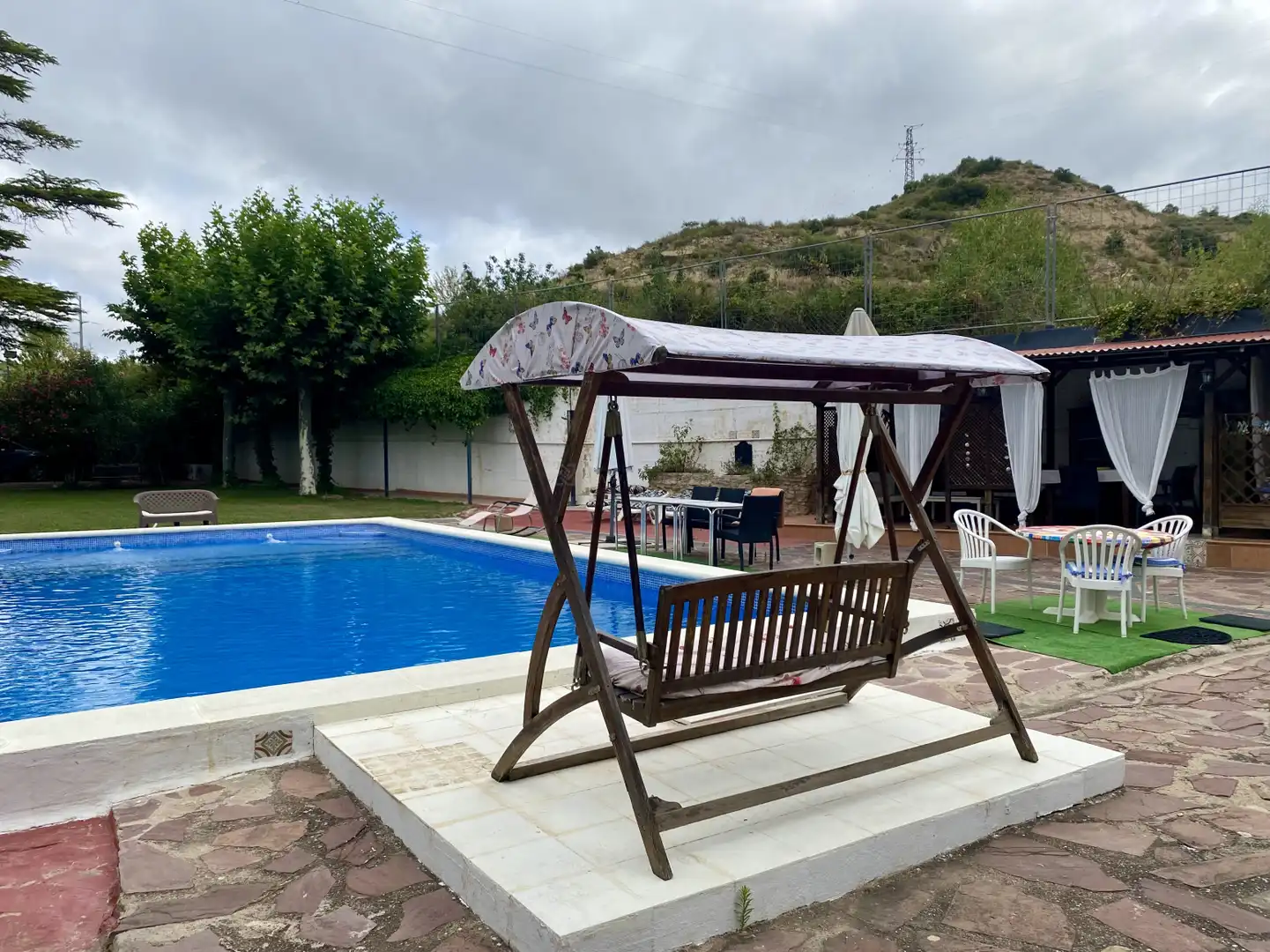 Piscina de Casa o chalet en venta en Lanciego / Lantziego con Calefacción, Jardín privado y Parquet