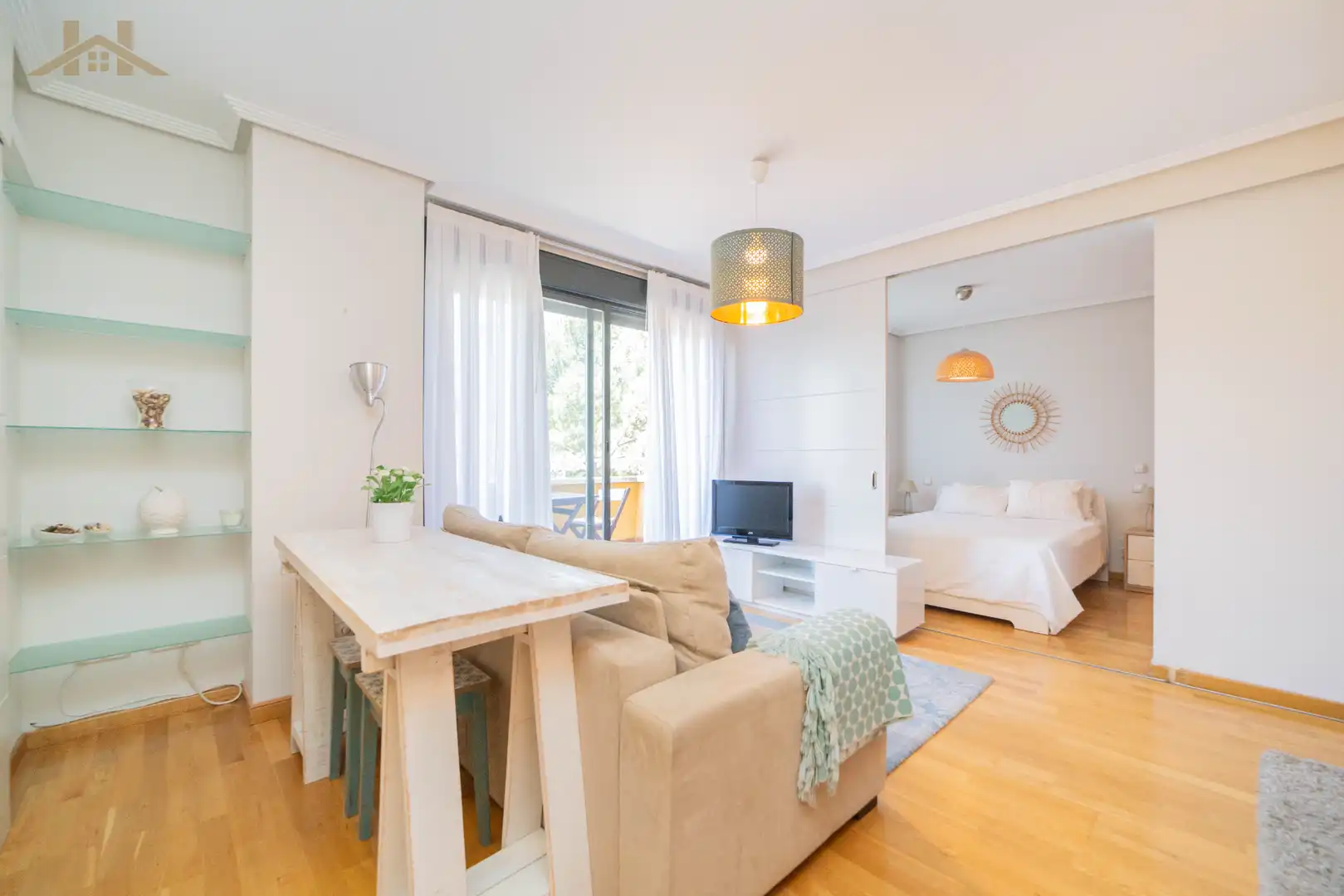 Sala de estar de Apartamento en venta en Las Rozas de Madrid