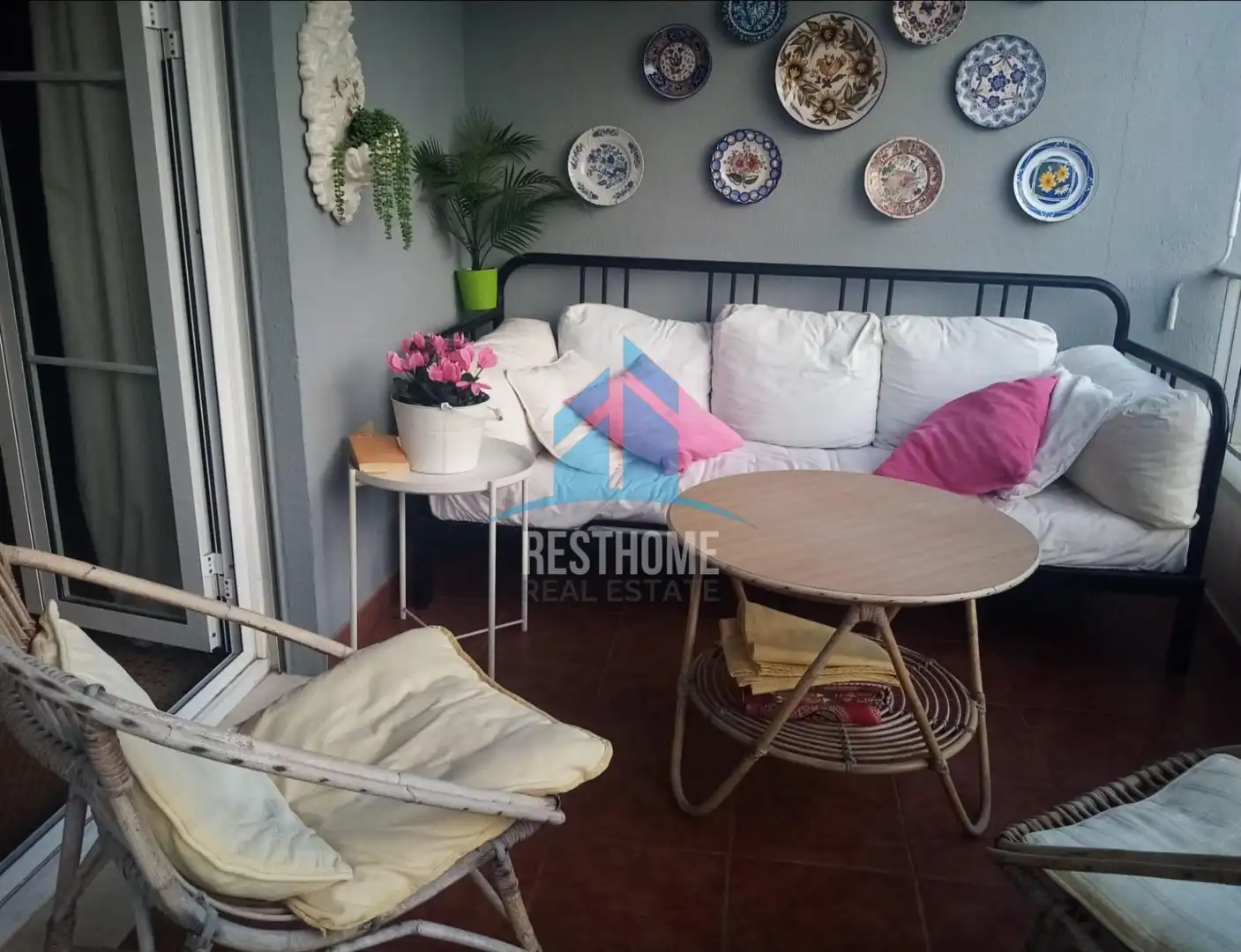 Living room of Flat for rent in Tavernes de la Valldigna  with Air Conditioner, Heating and Terrace
