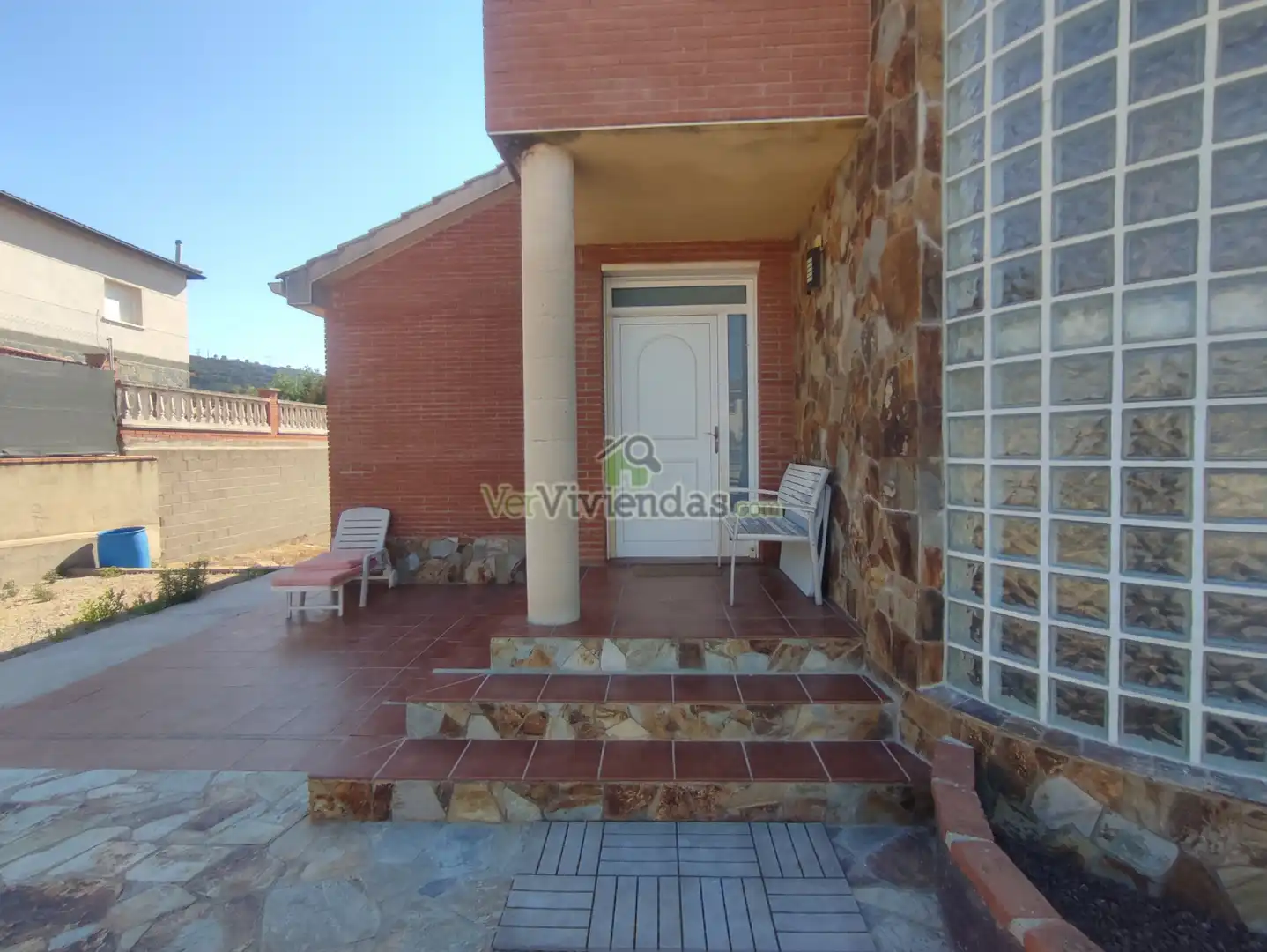 Jardí de Casa o xalet en venda en Vallirana amb Calefacció, Jardí privat i Terrassa
